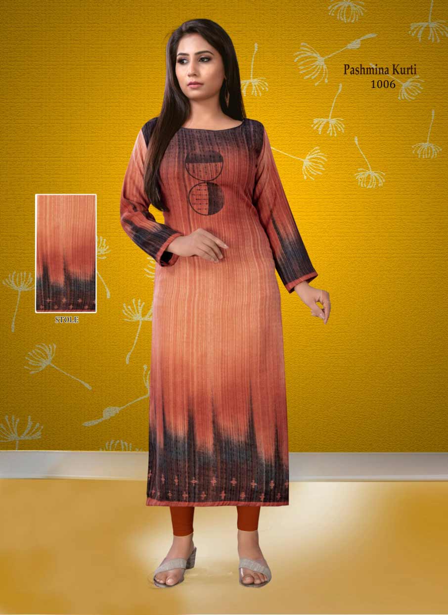 Pashmina Vol-1 Long Stitched Kurti Catalogue Set Pashmina Vol-1 Long Stitched Kurti Catalogue Set